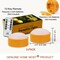 2-Pack Halloween Pumpkin Lights with Remote/Timer - Orange Pumpkin Lights LED Battery Operated Halloween Decor - Jack-O-Lantern Outdoor Decorations & Organizer Storage Tote Bag